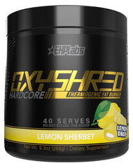 OxyShred Hardcore Ultra Concentration Lemon Sherbert by EHP Labs