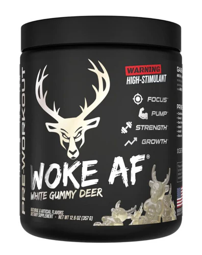 Woke AF White Gummy Deer by Bucked Up