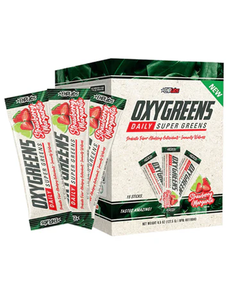 OxyGreens Stick Pack Strawberry Margarita by EHP Labs