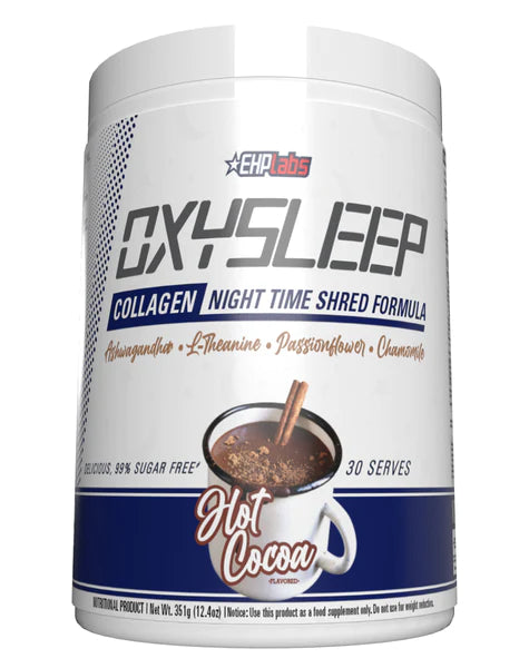 OxySleep Collagen Night Time Shred Formula Hot Cocoa by EHP Labs