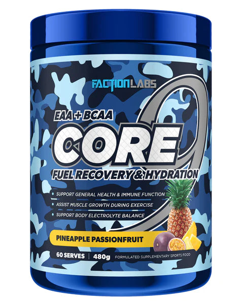 Core 9 (EAA + BCAA) Pineapple Passionfruit by Faction Labs