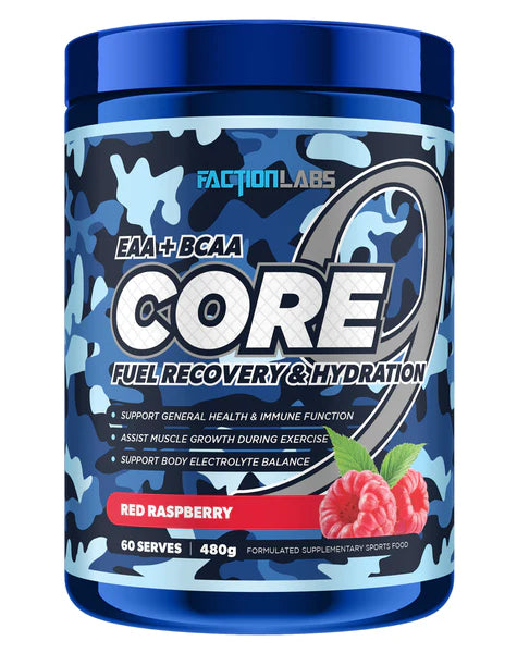 Core 9 (EAA + BCAA) Red Raspberry by Faction Labs