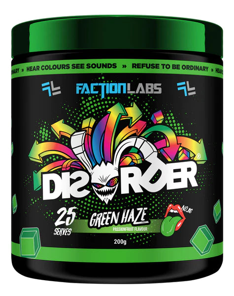 Disorder Green Haze 25 Serves by Faction Labs