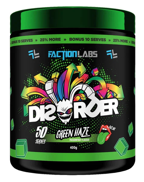 Disorder Green Haze 50 Serves by Faction Labs