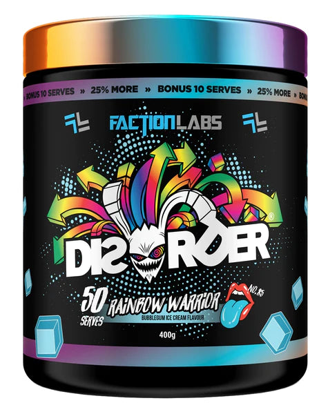 Disorder Rainbow Warrior 50 Serves by Faction Labs