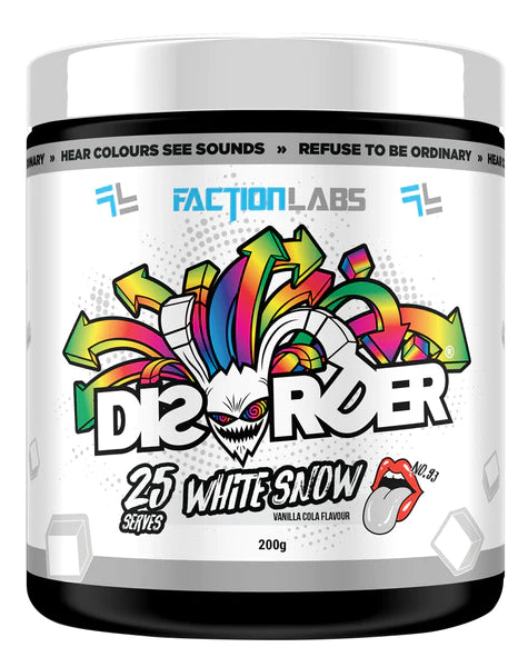 Disorder White Snow 25 Serves by Faction Labs