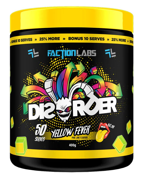 Disorder Yellow Fever 50 Serves by Faction Labs