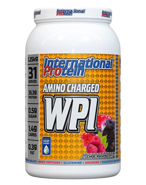 Amino Charged WPI Choc Raspberry by International Protein