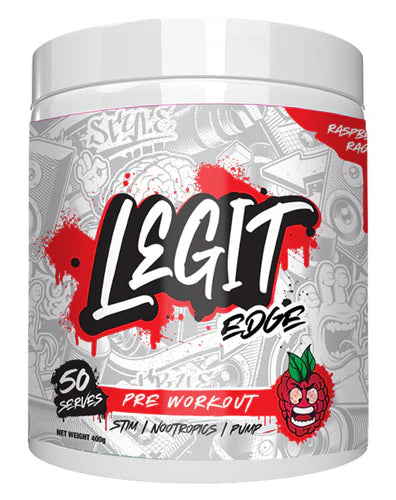 Edge Pre-Workout Raspberry Rage by Legit Supps