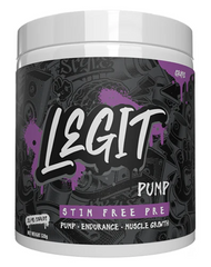 Pump Stim Free Grape by Legit Supps