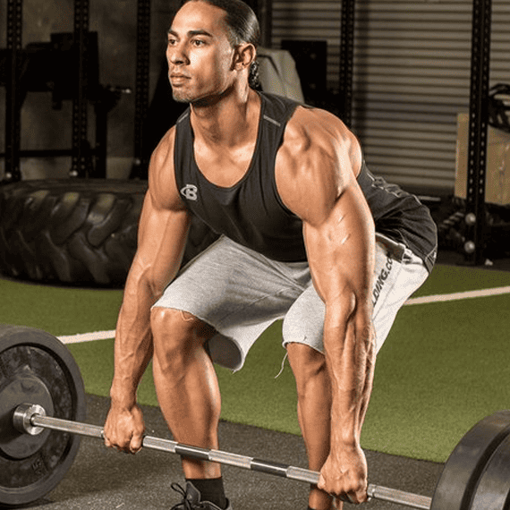 Male Athlete Deadlifting