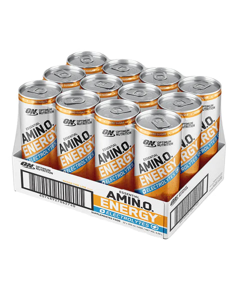 Essential Amino Energy + Electrolytes (Sparkling) RTD Mango Pine Lime 12pk by Optimum Nutrition