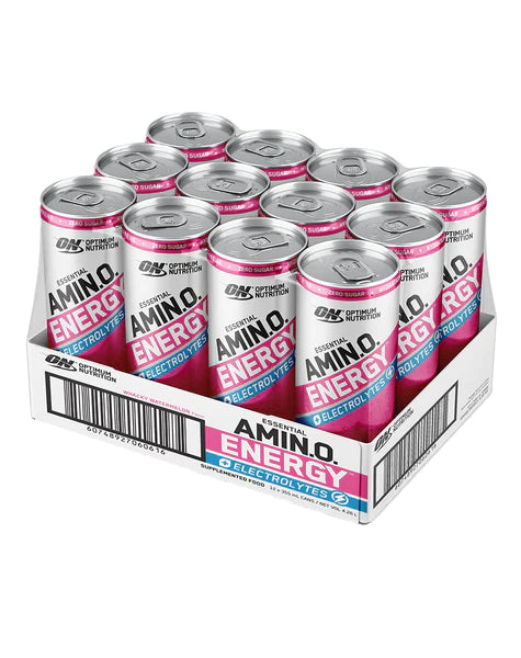 Essential Amino Energy + Electrolytes (Sparkling) RTD Whacky Watermelon 12pk by Optimum Nutrition