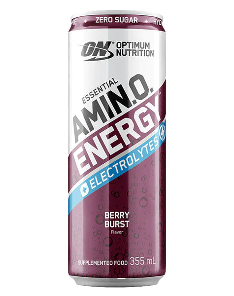 Essential Amino Energy + Electrolytes (Sparkling) RTD Berry Burst by Optimum Nutrition