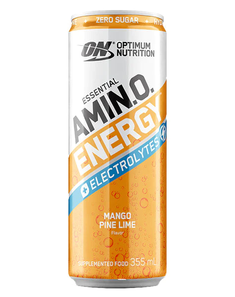 Essential Amino Energy + Electrolytes (Sparkling) RTD Mango Pine Lime by Optimum Nutrition