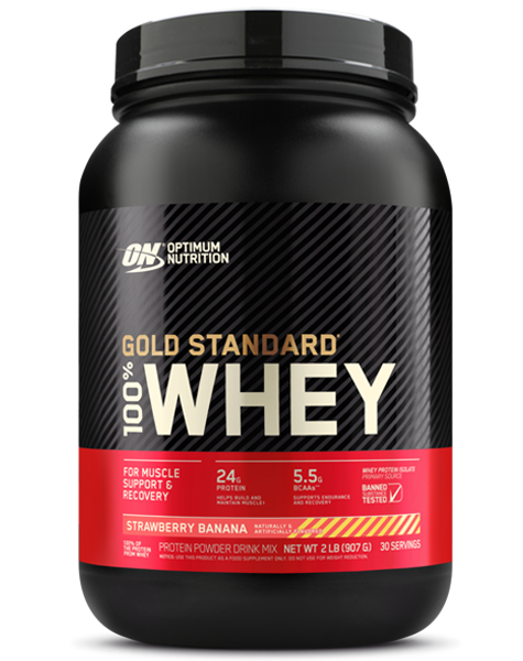 Gold Standard Whey Strawberry Banana by Optimum Nutrition