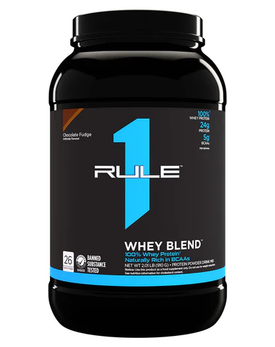R1 Whey Blend Chocolate Fudge by Rule 1 Proteins