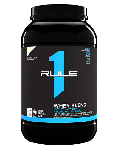 R1 Whey Blend Birthday Cake by Rule 1 Proteins