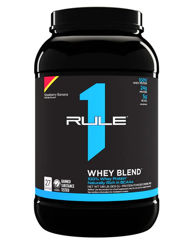 R1 Whey Blend Strawberry Banana by Rule 1 Proteins