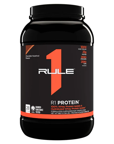 R1 Protein Isolate 2lb 28 Serves Chocolate Hazelnut by Rule One Proteins