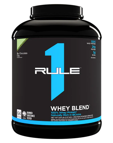 R1 Whey Blend Mint Chocolate Chip by Rule 1 Proteins