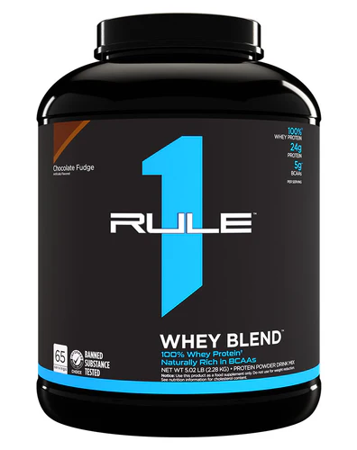 R1 Whey Blend Chocolate Fudge by Rule 1 Proteins