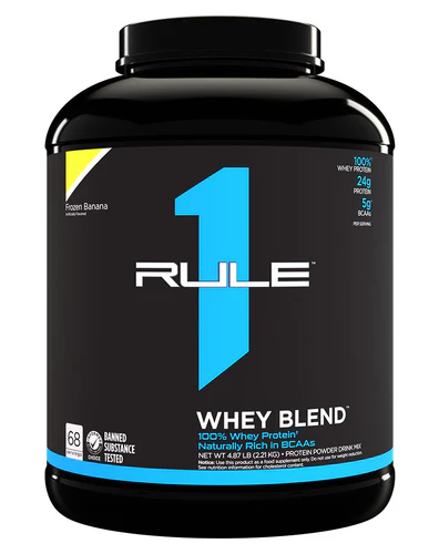 R1 Whey Blend Frozen Banana by Rule 1 Proteins