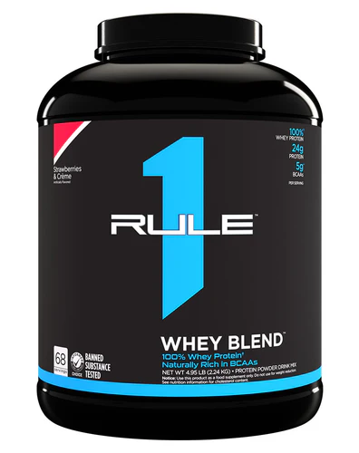 R1 Whey Blend Strawberries & Creme by Rule 1 Proteins