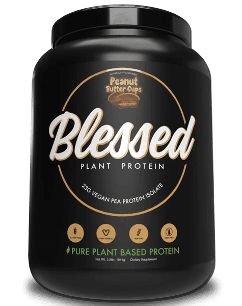 Plant Protein Peanut Butter Cups by Blessed Plant Protein