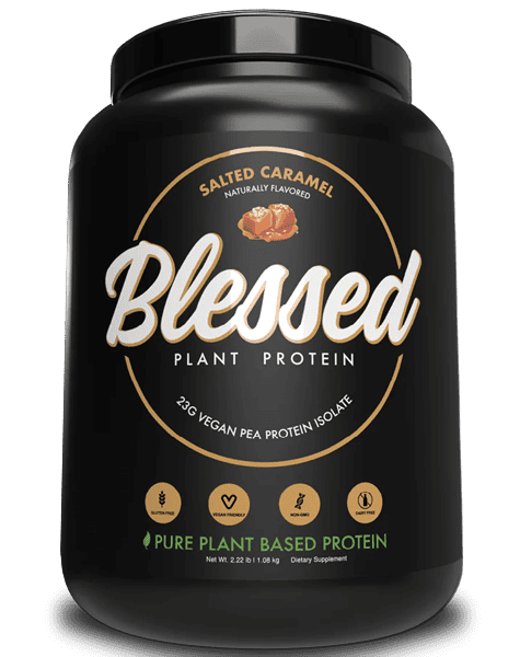 Plant Protein Salted Caramel by Blessed Plant Protein