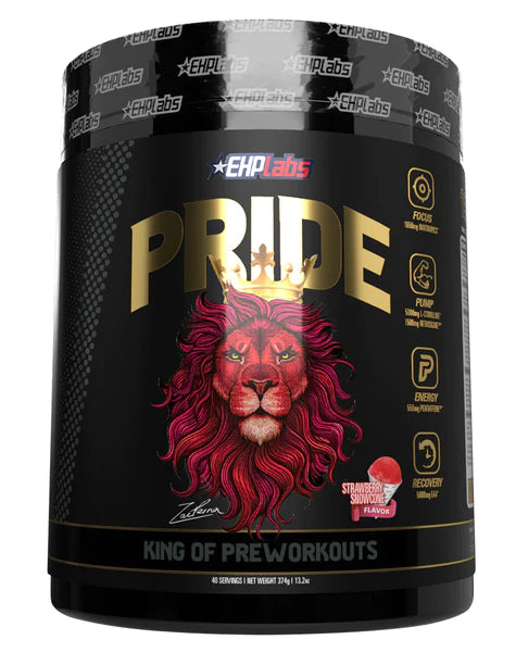 Pride Pre Workout Strawberry Snowcone by EHP Labs