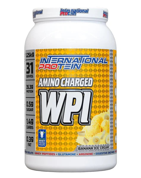 Amino Charged WPI Banana Ice Cream by International Protein