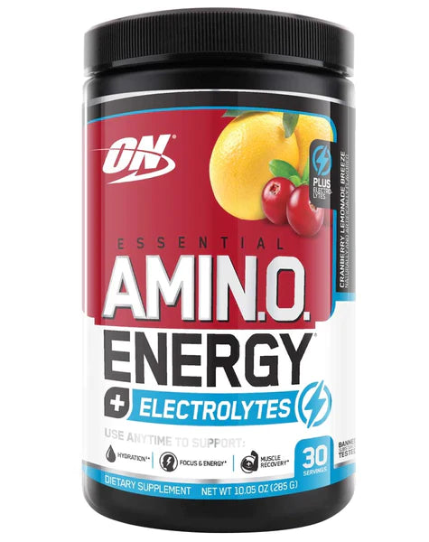 Essential Amino Energy + Electrolytes Cranberry Lemonade Breeze by Optimum Nutrition