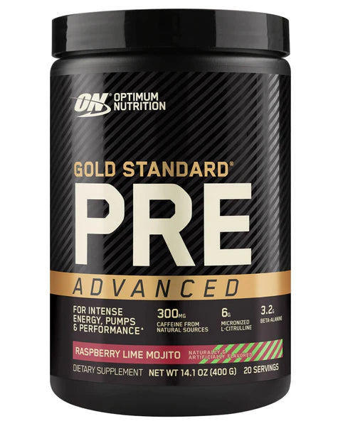 Gold Standard Pre Advanced Raspberry Lime Mojito by Optimum Nutrition