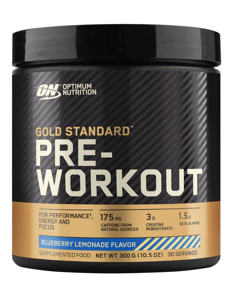 Gold Standard Pre Workout Blueberry Lemonade by Optimum Nutrition