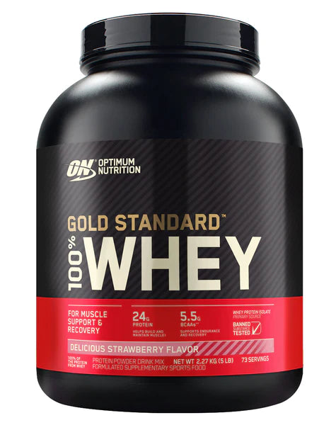 Gold Standard Whey Delicious Strawberry by Optimum Nutrition