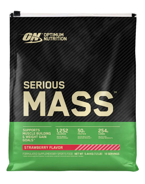 Serious Mass Strawberry by Optimum Nutrition